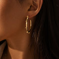 Beaded Hoops