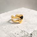 Black Zirkonium Ring