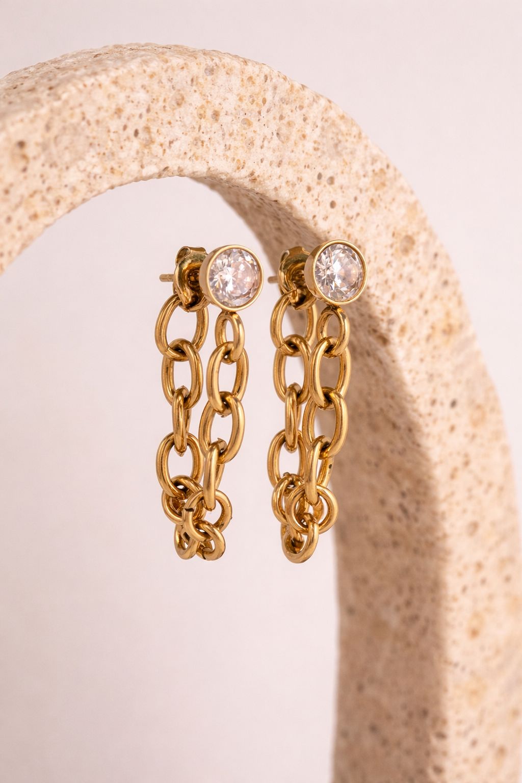 Gold Chain Drop