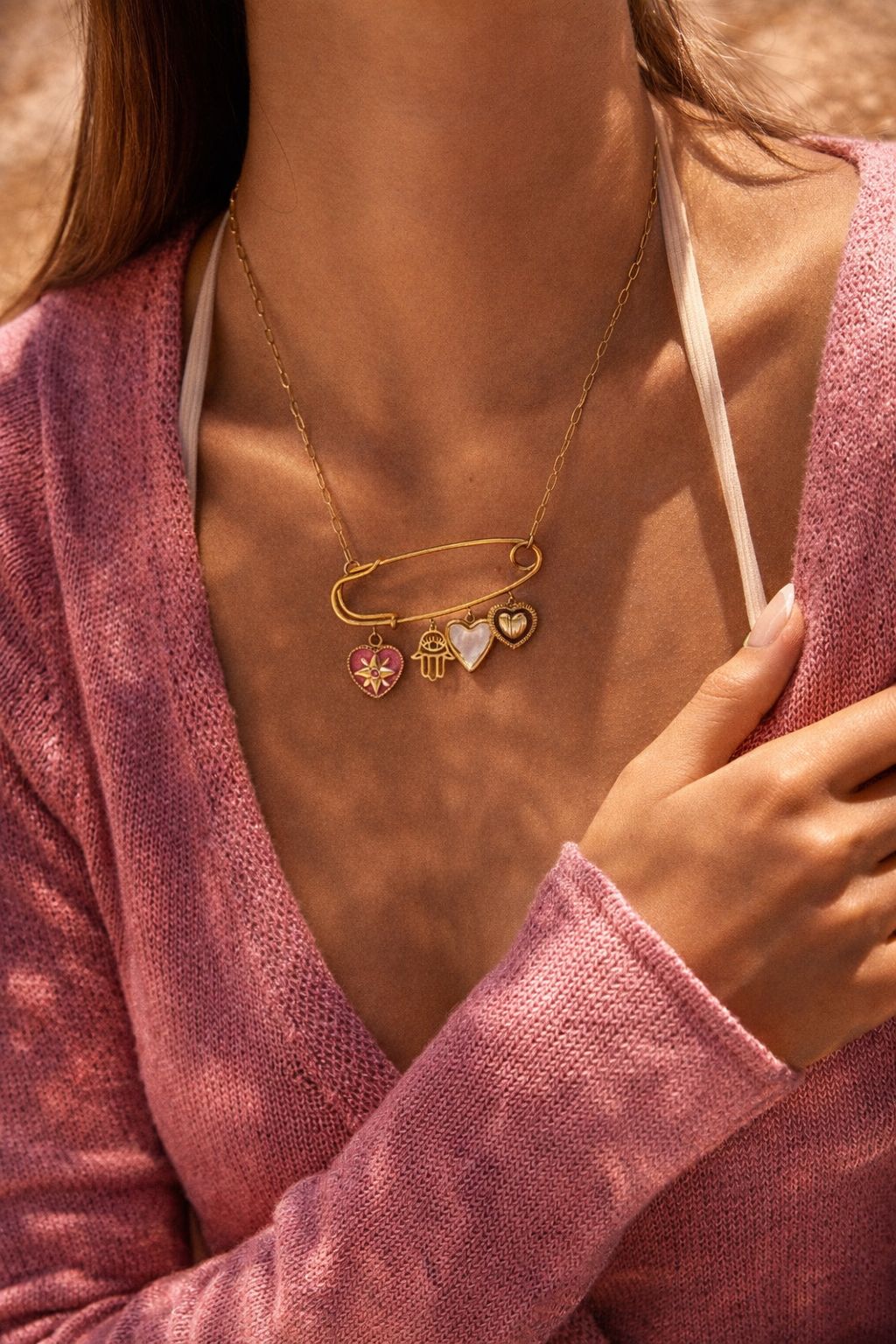 Golden Charm Necklace