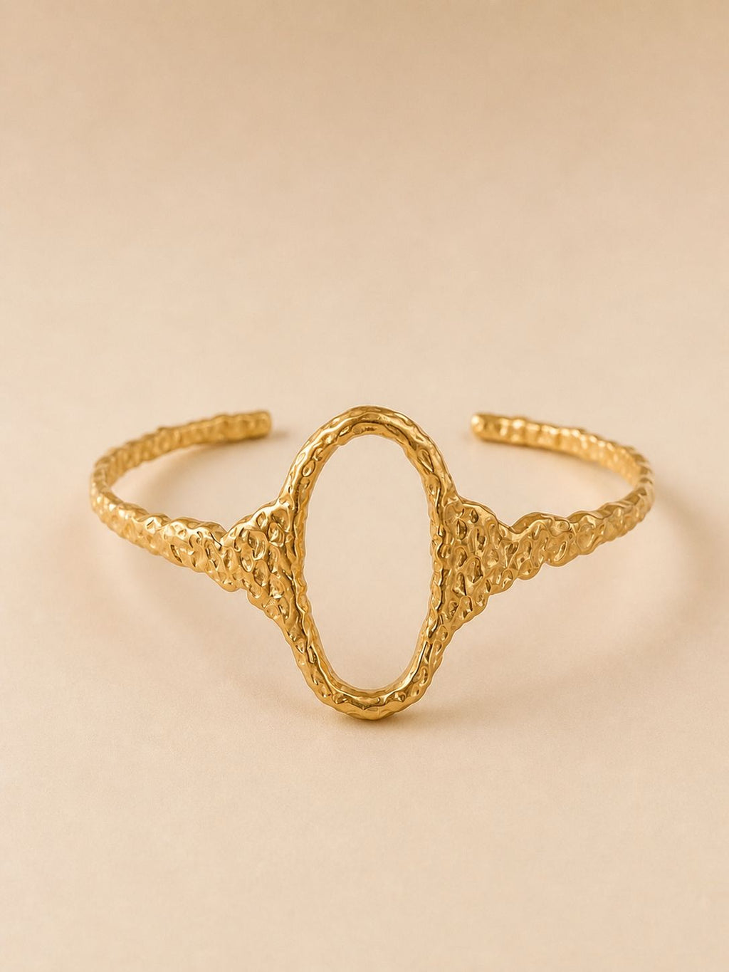 Golden Oval Cuff