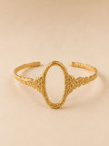 Golden Oval Cuff