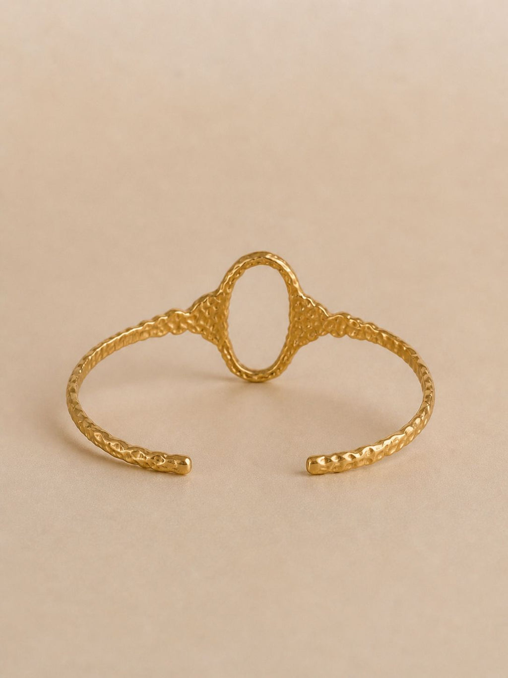 Golden Oval Cuff
