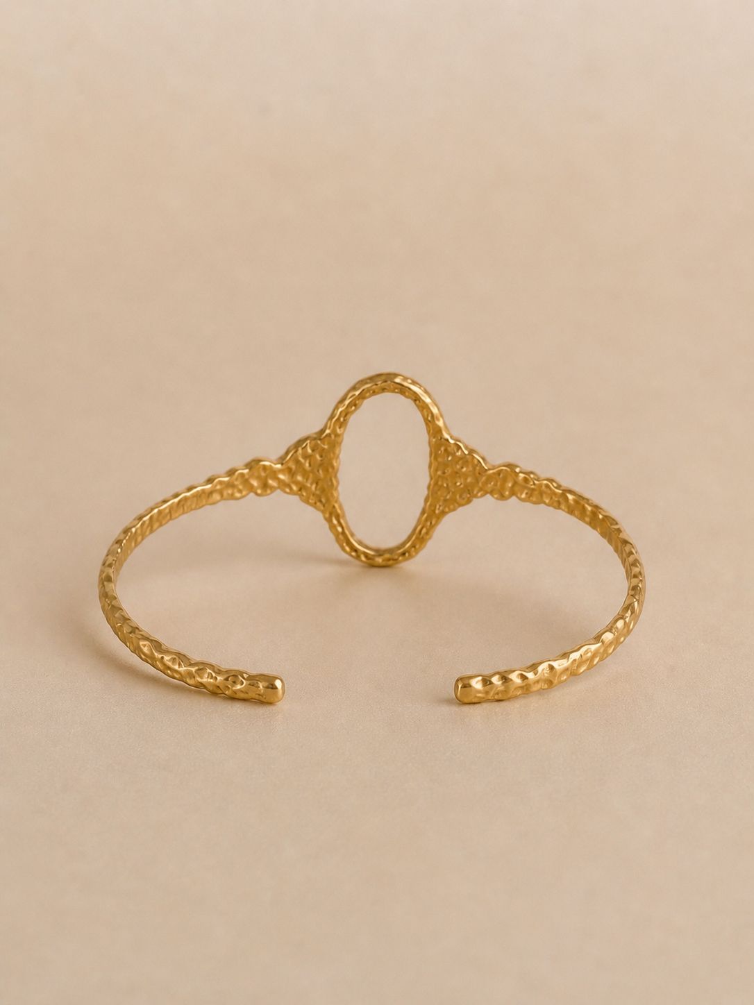 Golden Oval Cuff