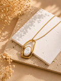 Golden Pearl Necklace