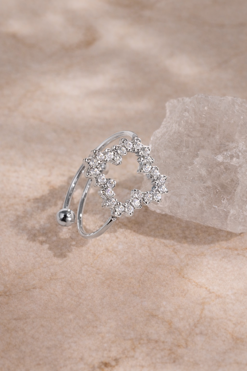 Harmony Rings Trefoil Silver