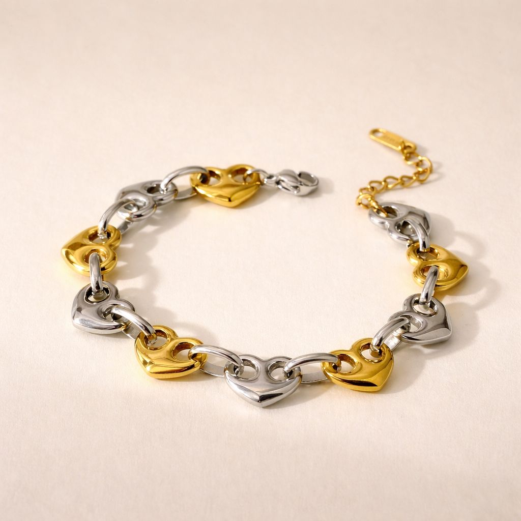 Heart Link Bracelet