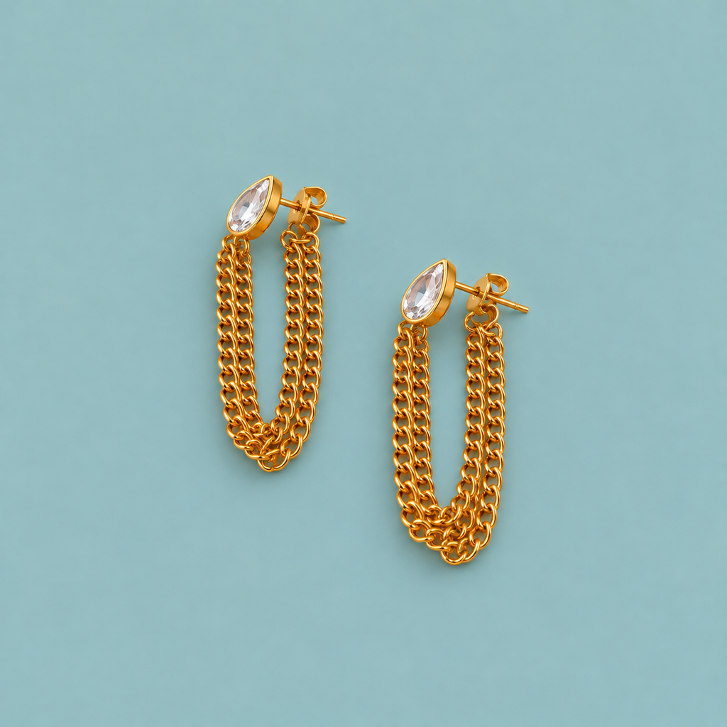 Crystal Drops Earrings