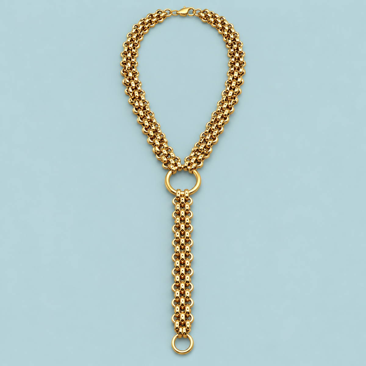 Golden Tie Necklace