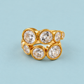 Crystal Cluster Rings