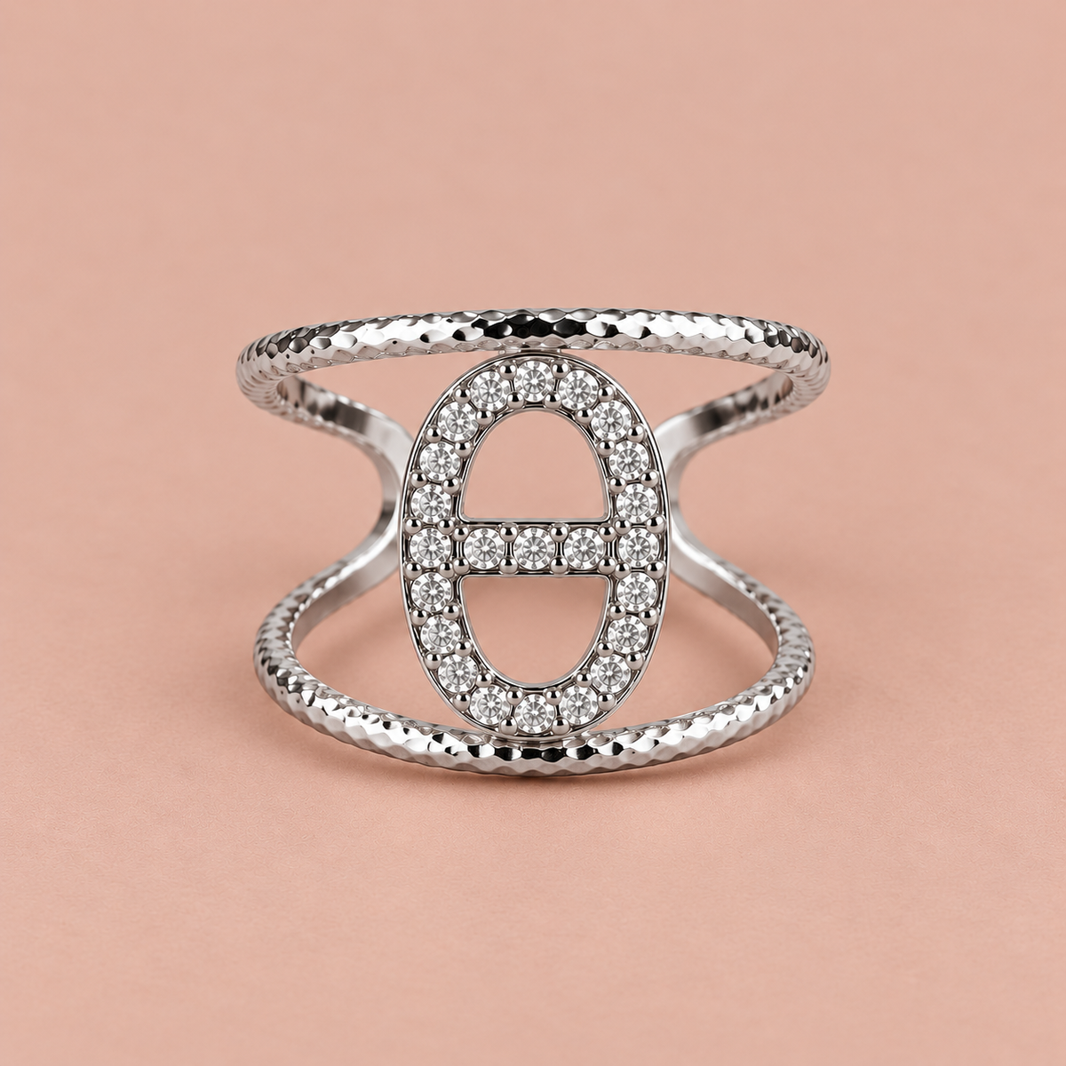 Crystal Link Ring
