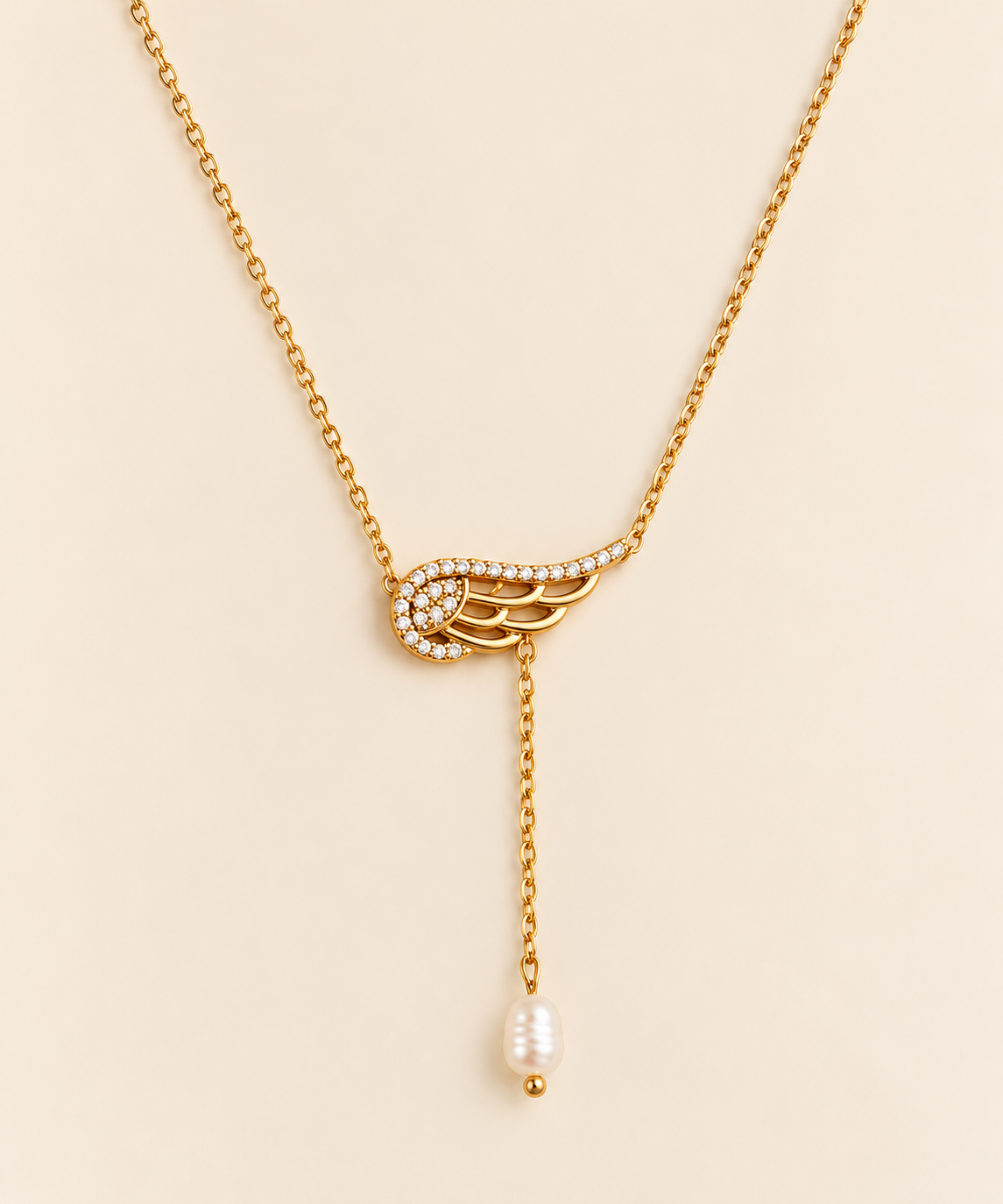Pearl Wing Necklace