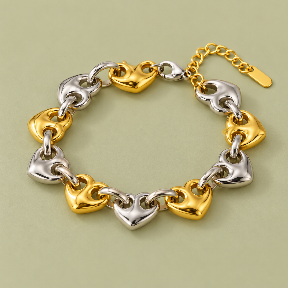 Heart Link Bracelet