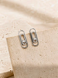 Crystal Paperlink Earrings