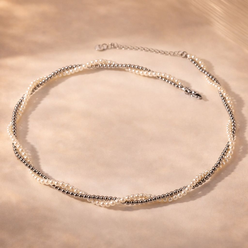 Pearl Beaded Necklace