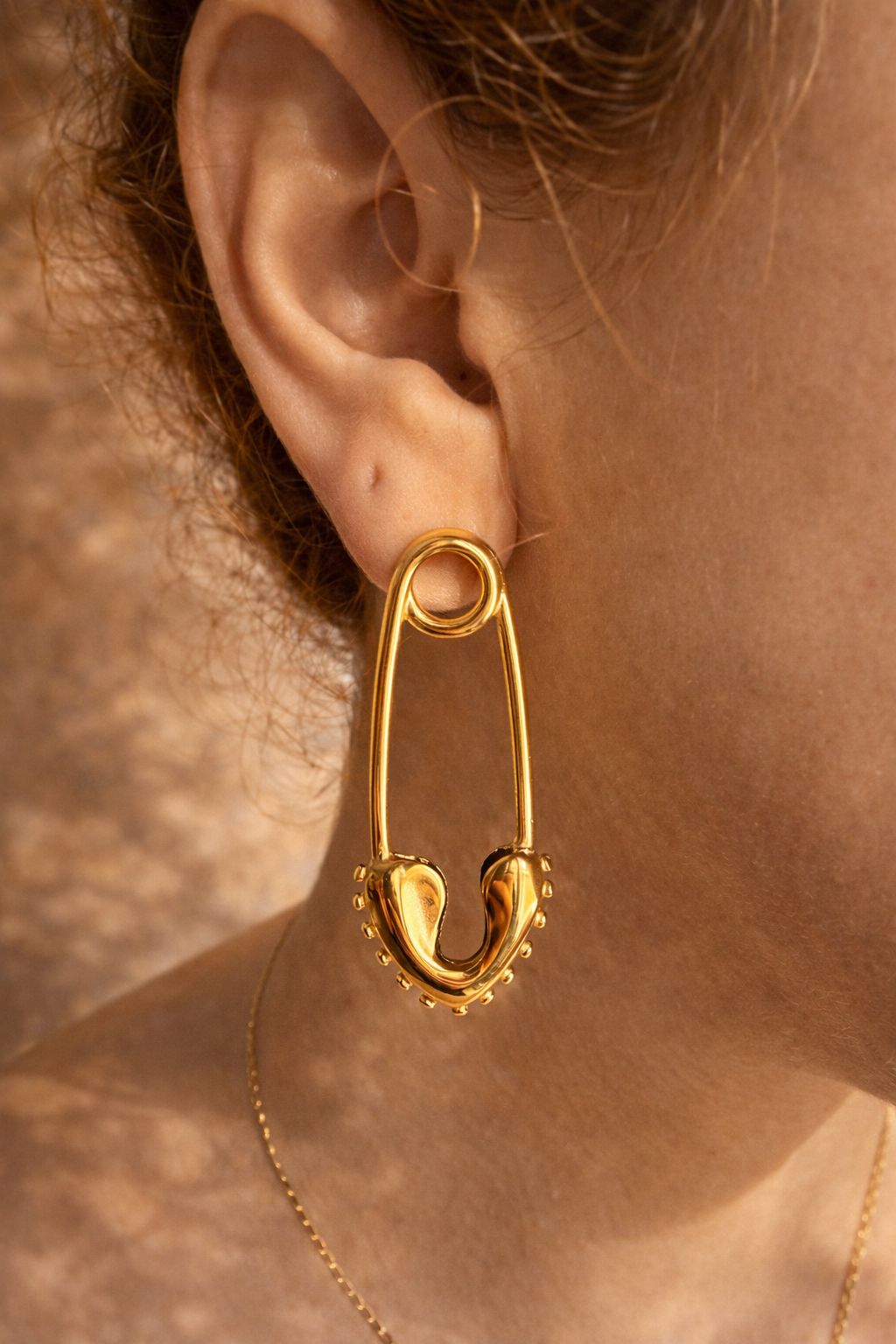 Safety Pin Earring