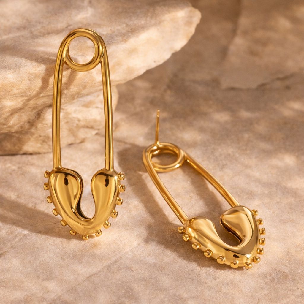 Safety Pin Earring