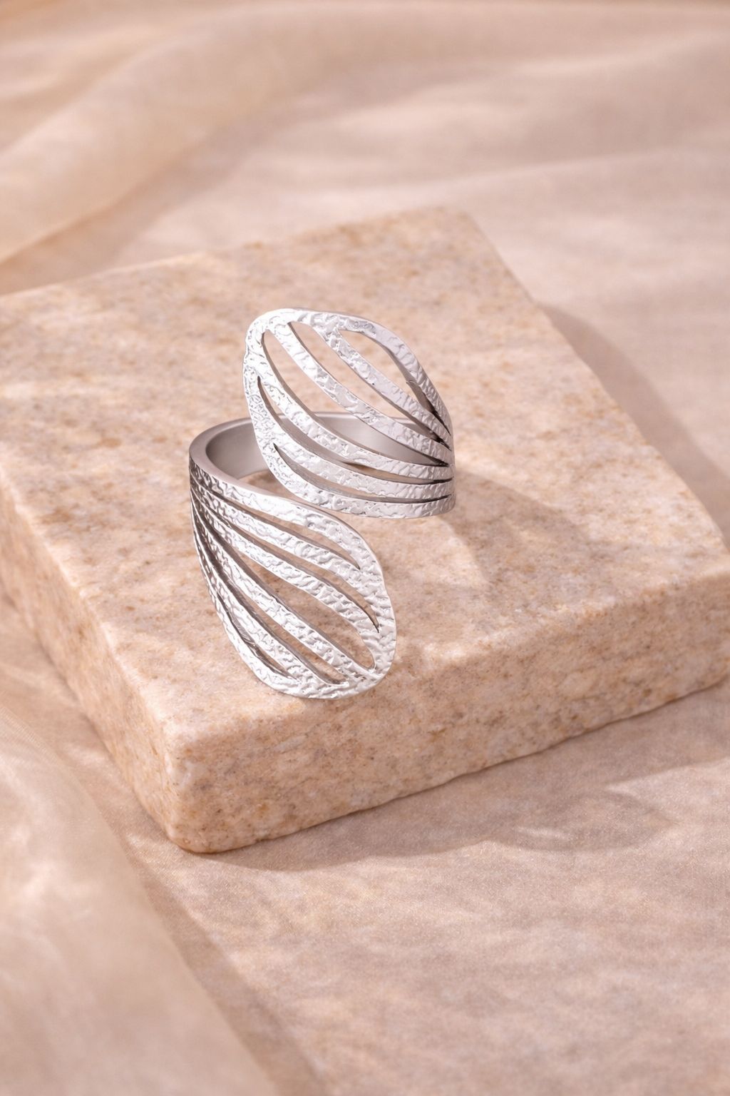Silver Wave Ring