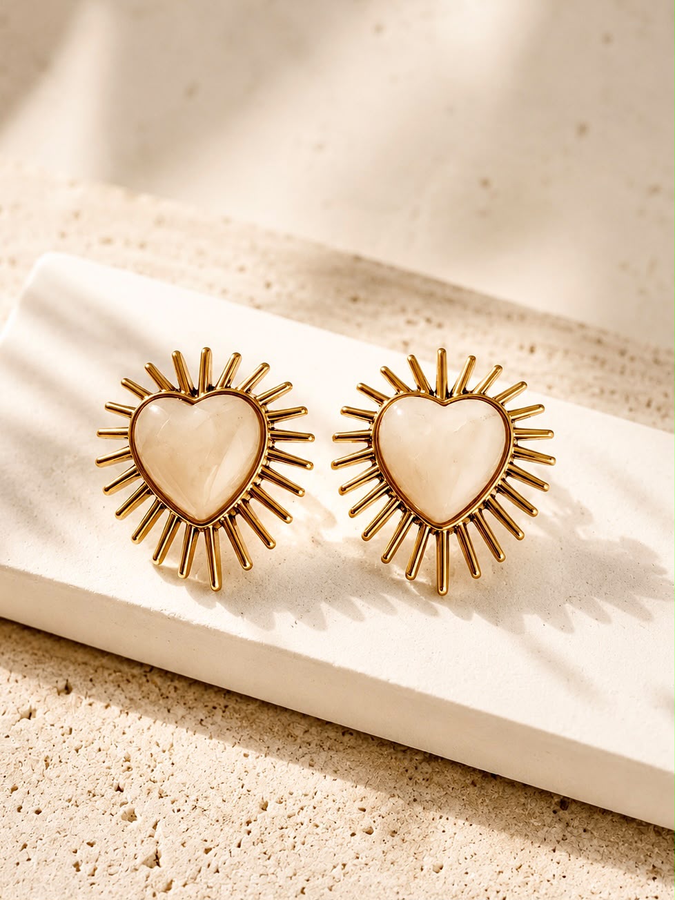 Radiant Heart Earrings