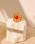 Molten Coral Ring