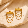 Molten Chain Earrings