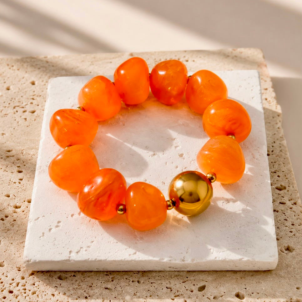 Carnelian Nugget Bracelet