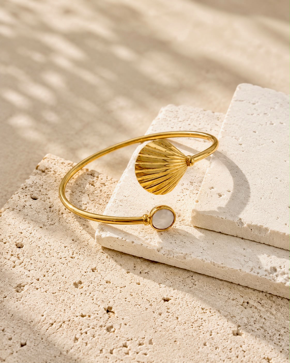 Marbled Shell Cuff