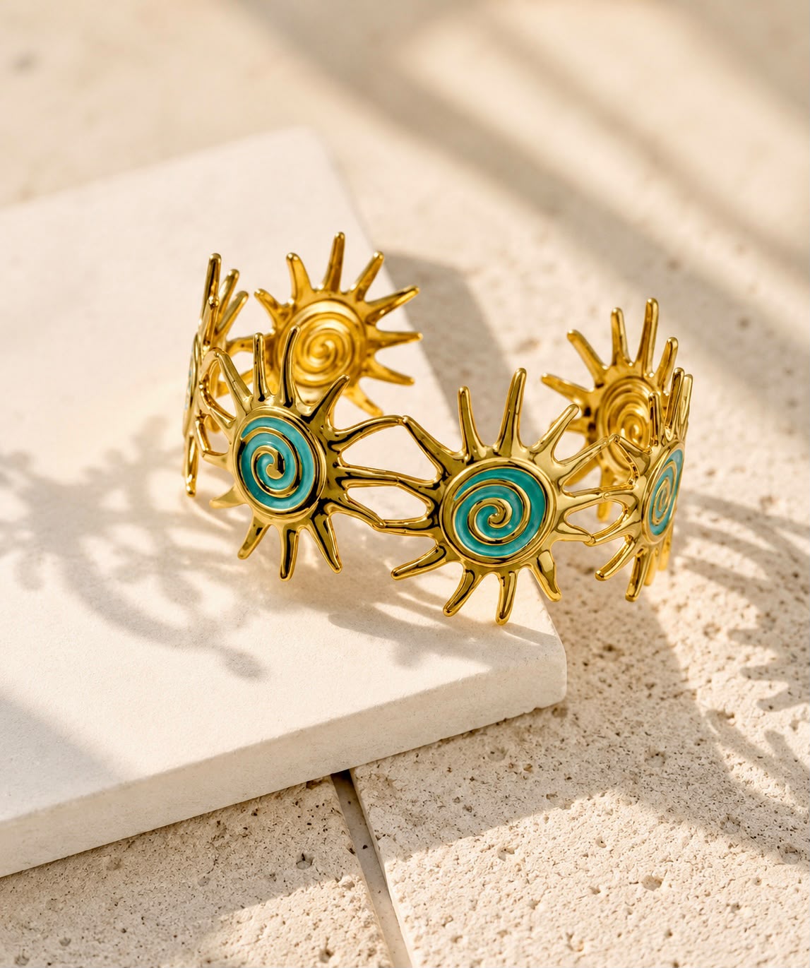 Sunburst Spiral Bracelet