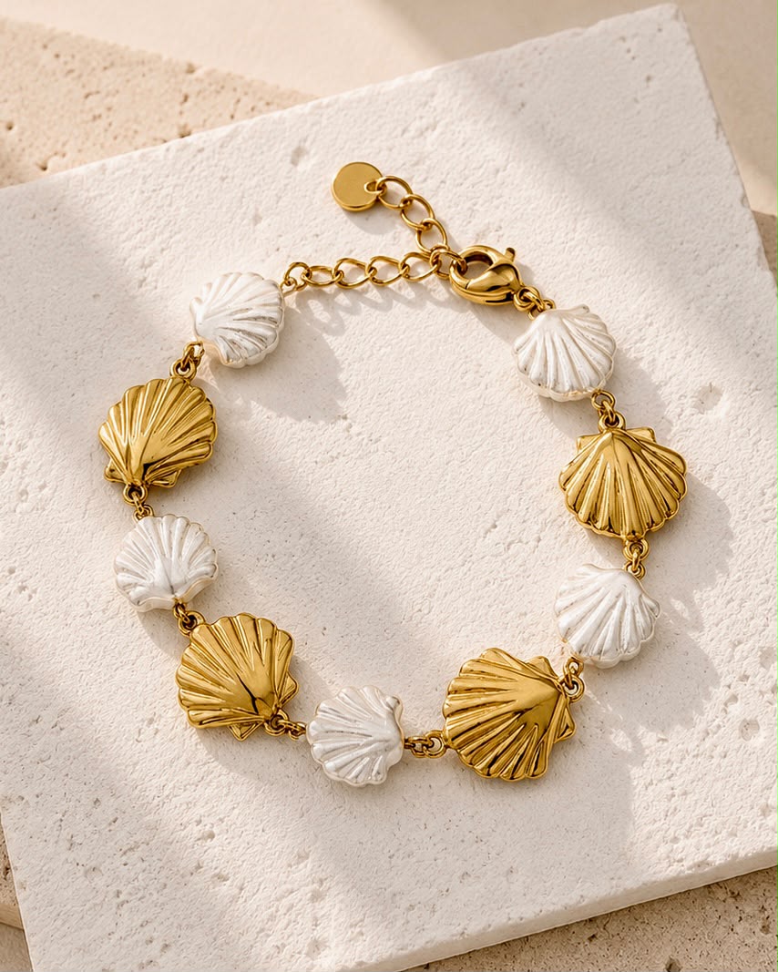 Seashell Chain Bracelet