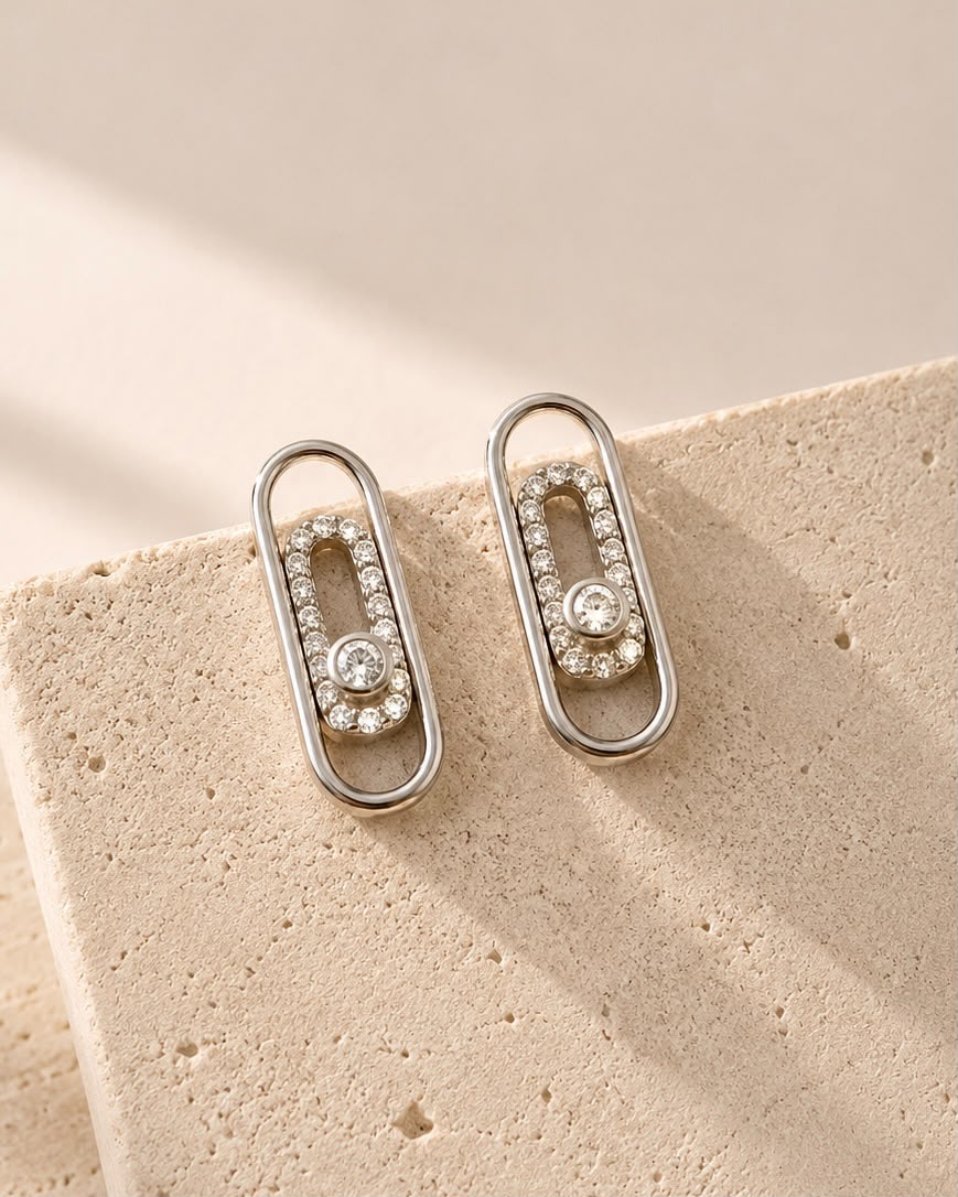 Halo Link Earrings