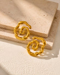 Molten Spiral Hoops