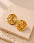 Molten Spiral Earrings