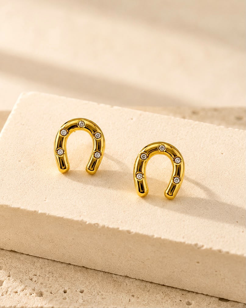 Lucky Horseshoe Earrings