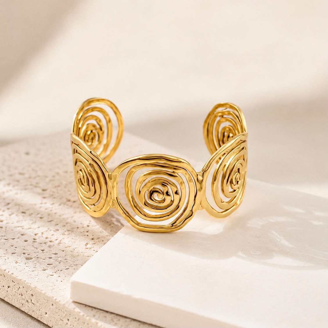 Spiral Cuff Bracelet