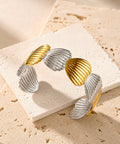 Two-Tone Petal Cuff