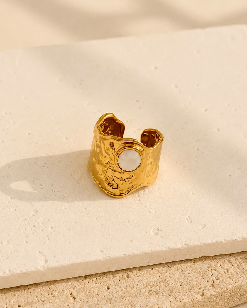 Molten Band Ring