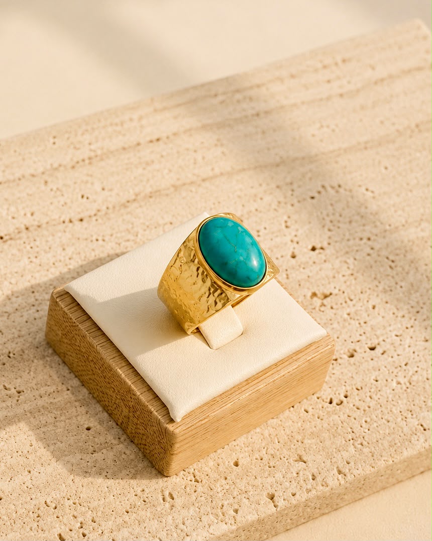 Molten Turquoise Ring