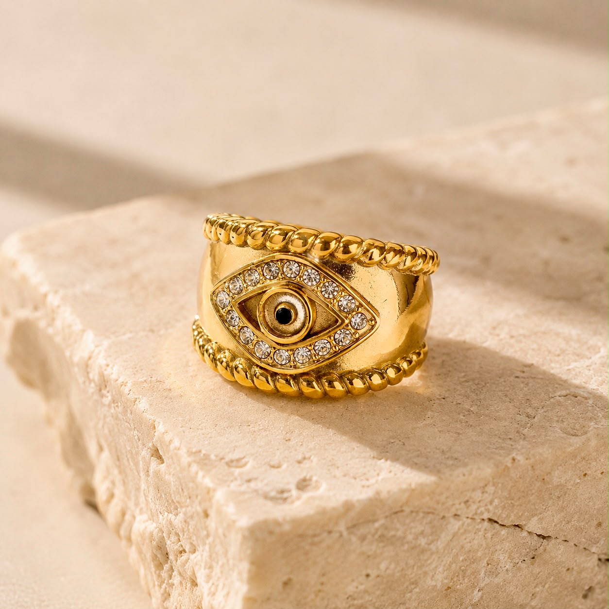 Evil Eye Statement Ring