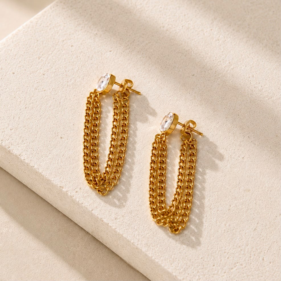 Crystal Drops Earrings