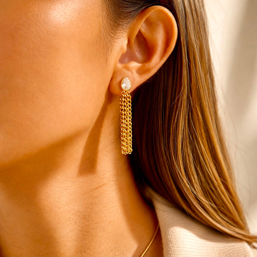 Crystal Drops Earrings