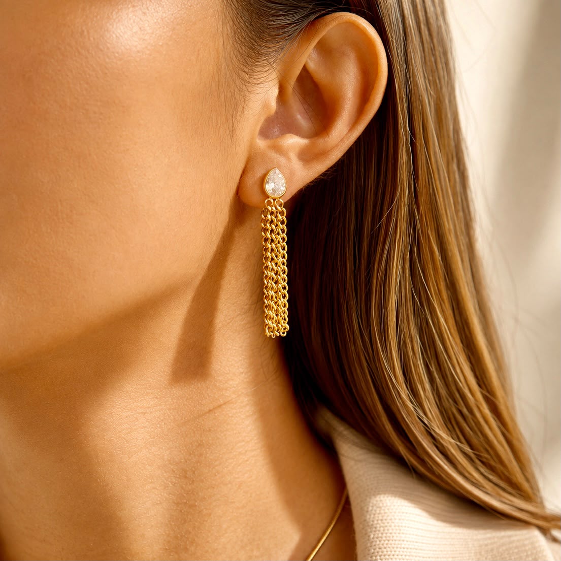Crystal Drops Earrings