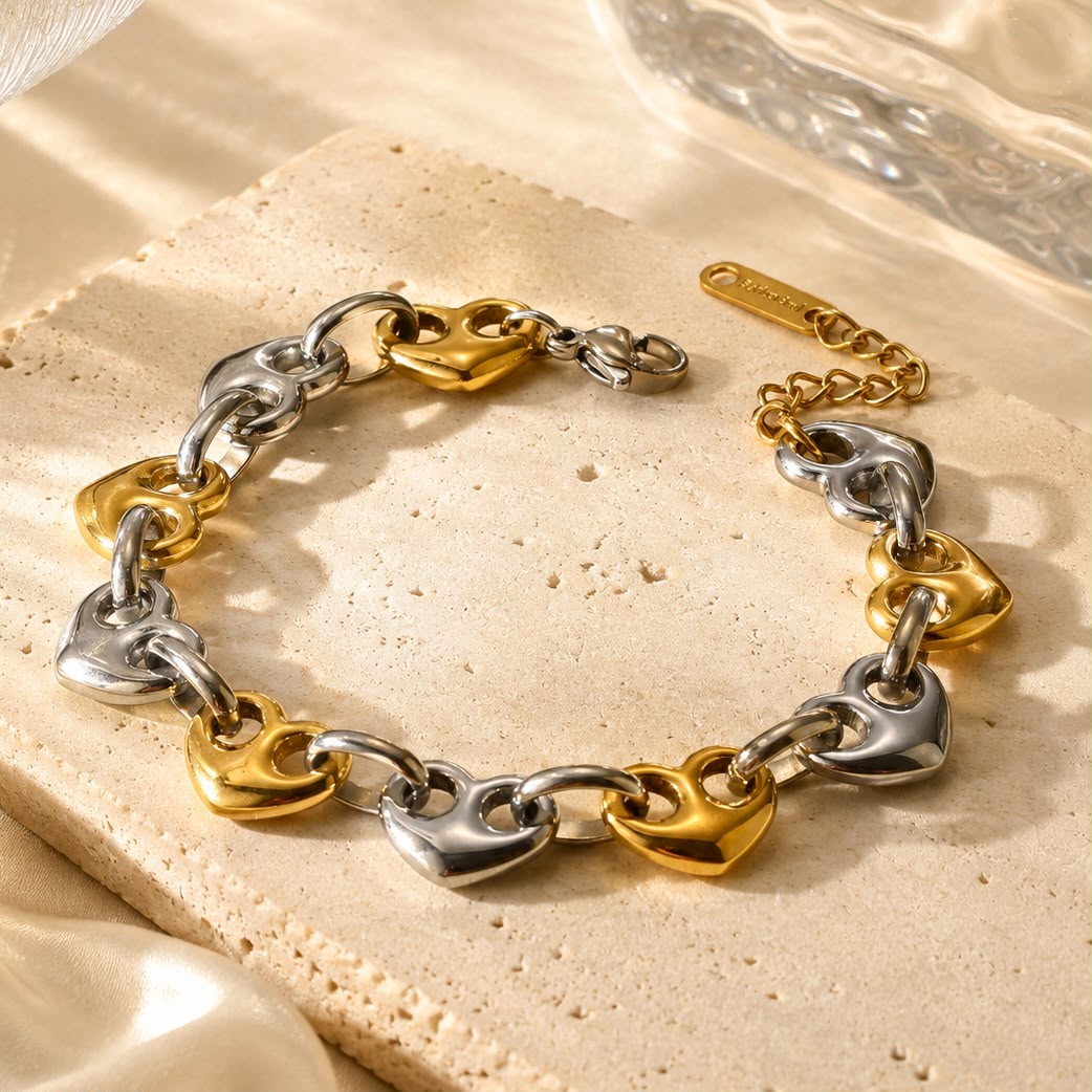 Heart Link Bracelet