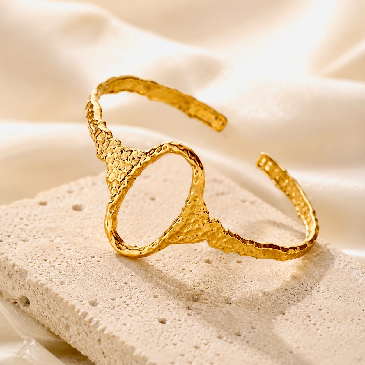Golden Oval Cuff