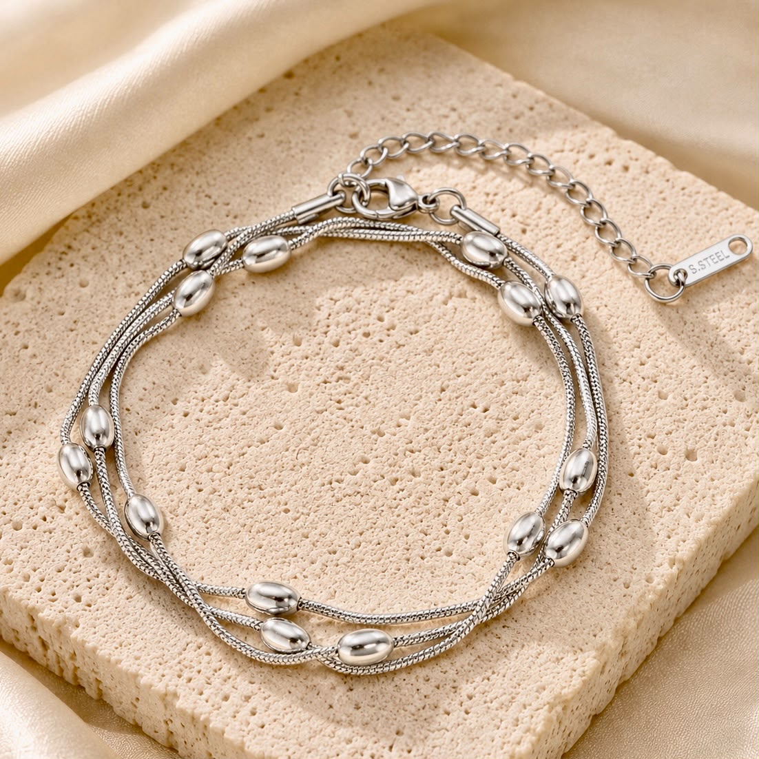 Layered Bead Bracelet
