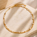 Pearl Station Necklace