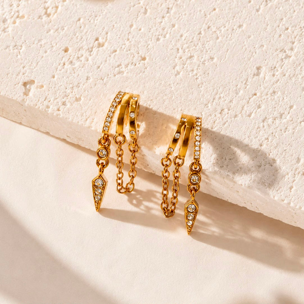 Triple Hoop Earrings