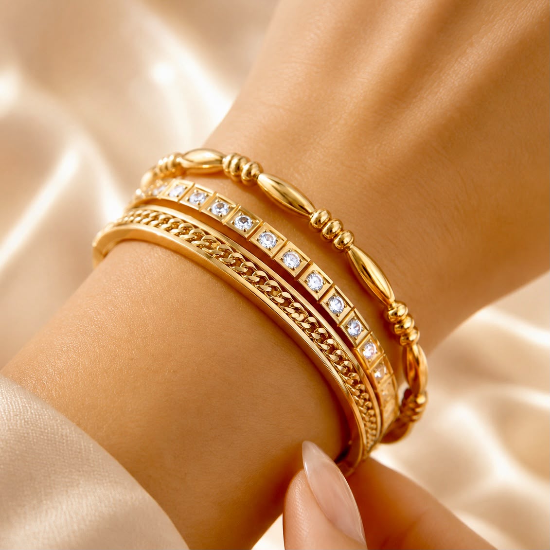 Riviera Bangle Set